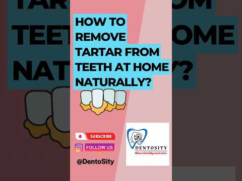 How to remove tartar from teeth at home naturally? #oralhealth  #dentalcare #tartar #calculus #viral