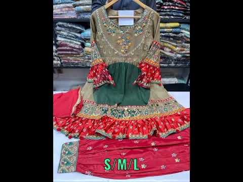 Stylish Beautiful Sharara dress party wear Sharara dress design #shorts❤💚💛💜💙