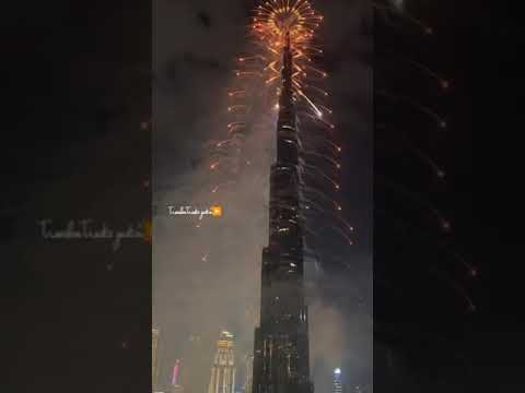 UAE  newyear celebration 2K24 Burj Khalifa