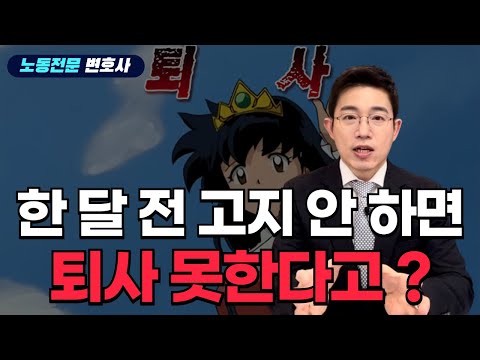 퇴사 통보는 한 달 전에 해야한다 ?? | 퇴사 통보 시기와 손해배상