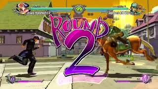 Josuke Higashikata 4 vs Diego Brando (THE WORLD) - JoJo's Bizarre Adventure All-Star Battle R