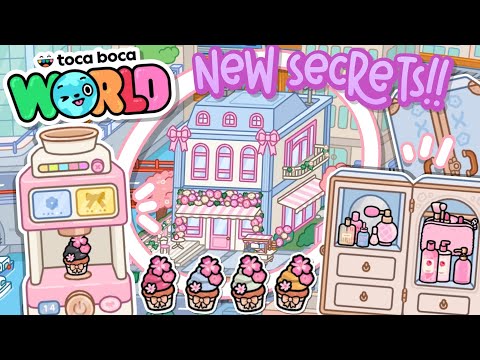 🎀NEW SUGAR PINK ESSENTIALS SECRETS AND HACKS!! New secrets and hacks || toca boca world new update🌈⚡