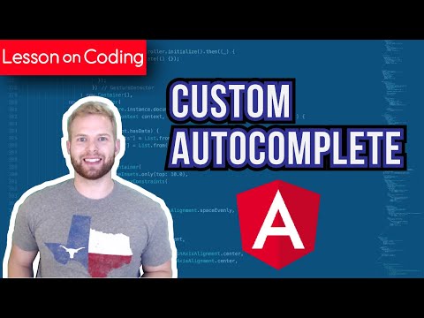 Custom Autocomplete with Angular