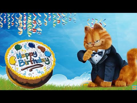 Garfield Happy Birthday Song for Children|Nursery rhymes songs for Kids.