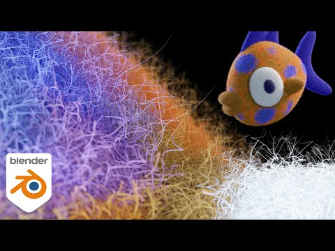 The softest fuzz you can't touch, Geometry Nodes Blender