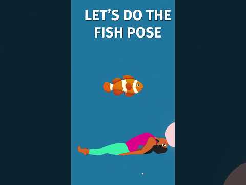 Let’s try the Clown Fish Pose! #yogaforkids #yogaguppy #kidsyoga #yoga #kidsyogafun