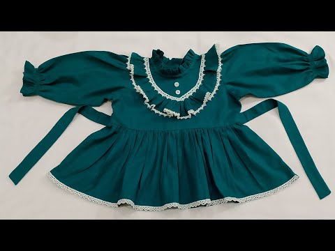 how to stitch baby frock viral design cutting and stitching for 2 to 3 years old baby girl