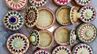 Handmade Moonj Basket #moonjbasket #handmadebasket #naturalhandicraft #theperfectbazaar #homedecor