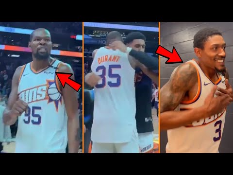 Kevin Durant & Phoenix Suns Celebration After Crazy Win vs. Denver Nuggets!