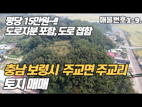 충남 보령 토지매매