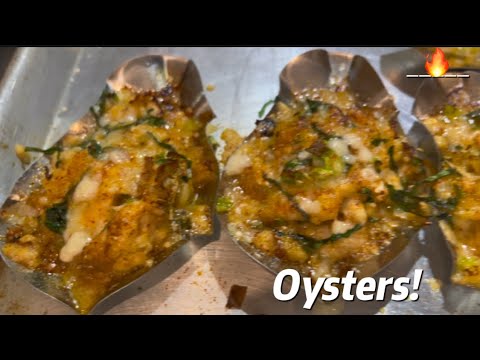 Oysters!  Hot Out the Oven!