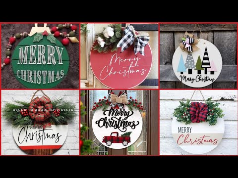 Christmas Door Hanger Ideas/Beautiful Christmas Door Hanger Designs 2022