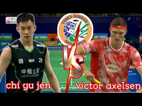 Round of 32 : victor axelsen [DEN] vs chi yu jen [tpe] | ms | yonex - sunrise india open 2025