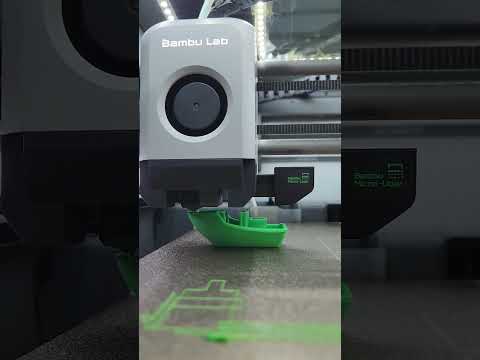 LUDICROUS MODE on Bambu X1C #3dprinting #fast #fyp #viral