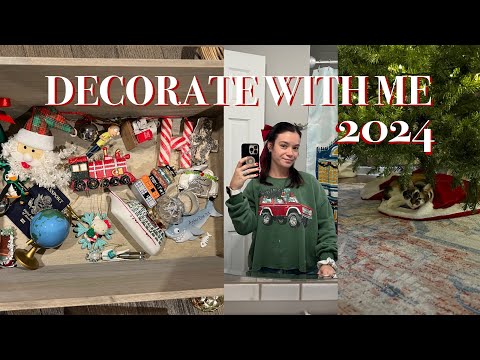 Decorate with me for Christmas 2024 | vlog | Mekenzie Hughes