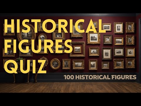 Guess 100 Historical Figures by Picture | History Challenge