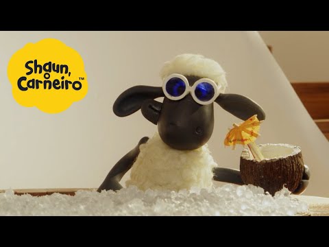 Shaun the Sheep 🐑 Ovelhas da banheira de hidromassagem 🐑 Hora Especial🐑| Cartoons Para Crianças