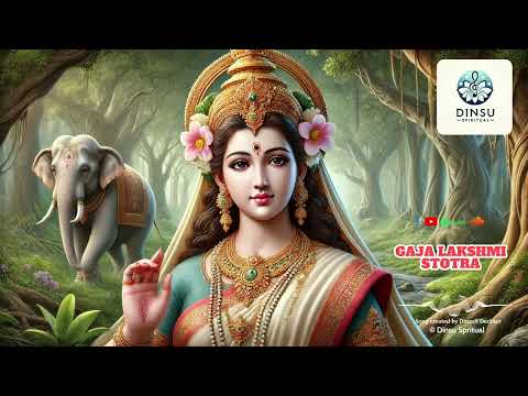 गजलक्ष्मी स्तोत्र (Gaja Lakshmi Stotra) | Sanskrit Devotional Stotra | Dinsu Spiritual