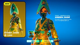 Purchasing GREEN JADE BUNDLE IN FORTNITE!