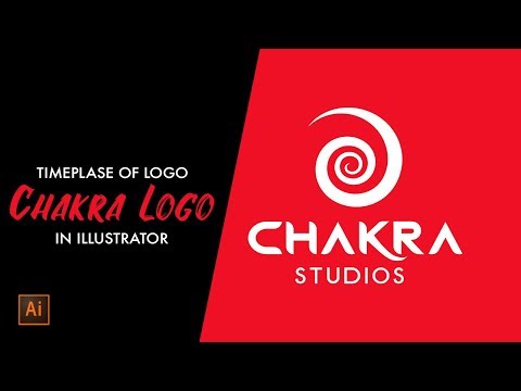 Chakra Logo Timelapse From Scratch | Logo Design 2019