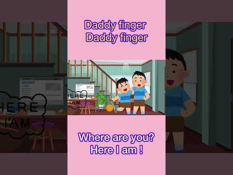 Daddy Finger, Where Are You?  👨👩👦  | Family Finger Song for Kids | Where is Daddy Finger? 👨‍👩‍👦