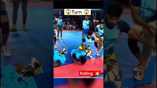 kabbadi 💥 turn 🚨 skill 😱#kabaddilover #indiansports #sports #youtubeshorts #kabaddi #shorts #treand