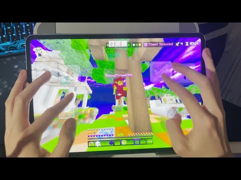 Claw Grip On NEW Controls Handcam Minecraft Mobile (Destroying Lobbies)