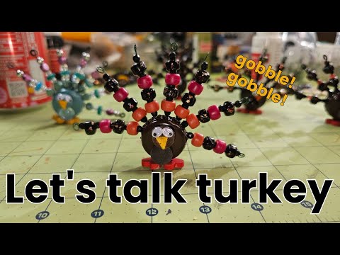 Easy DIY bottlecap Turkey! 🦃🦃#turkeyday #fallcrafts #easycraftideas #forfun