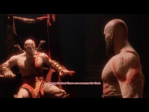 Young Kratos Actually Talks Back to Old Kratos | TC Carson and Christopher Judge in the Same Scene