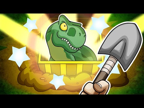 We Dig Up Treasure To Pick Dinos, Then Fight!