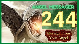 🎯Angel Number 244 Meaning❤️connect with your angels and guides