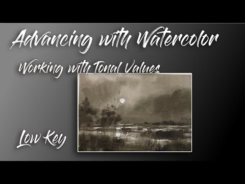 ADVANCING WITH WATERCOLOR: MOONRISE OVER THE SALT MARSH - PART 1