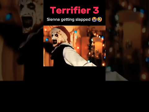 Sienna getting SLAPPED in Terrifier 3 😂😭 #shorts #shortsfeed #movie #fyp #scary #shortsvideo