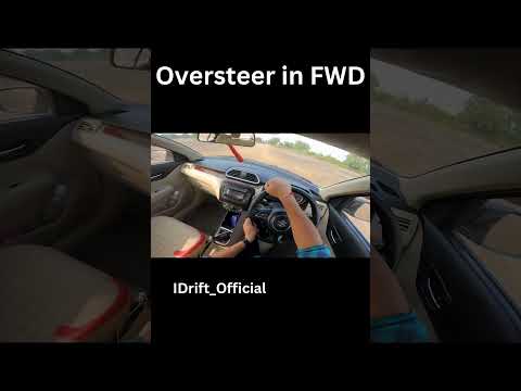 How to do an oversteer easily in front wheel drive #dzire #marutisuzuki