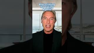 Post-Closing for Listing Agents #listingagent #realestatetraining #realestate