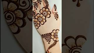 Very beautiful stylish mehndi design for hand #shorts #mehndi #viralvideo #youtubeshorts