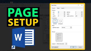 How to Page Setup in MS Word 2019