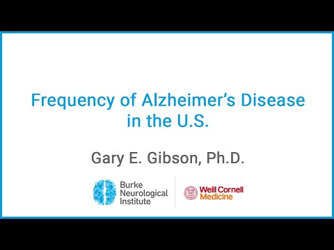 Frequency of Alzheimer's Disease in the U.S.