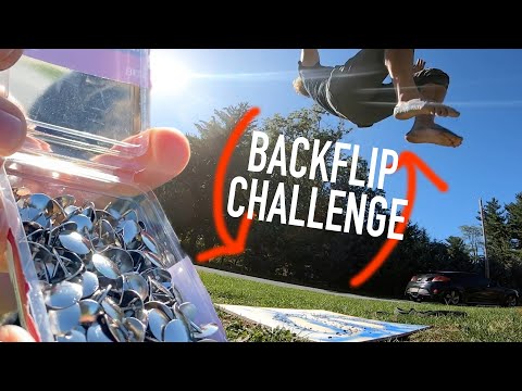 Backflip Thumbtack Challenge!