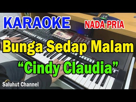 BUNGA SEDAP MALAM ll KARAOKE NOSTALGIA ll CINDY CLAUDIA HARAHAP ll NADA PRIA G=DO