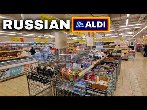 Russian TYPICAL (Russian Owned) Supermarket Tour