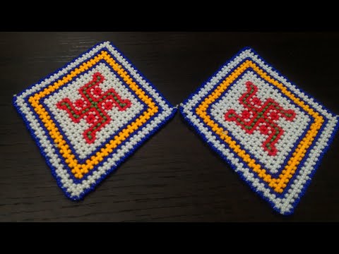 beautiful swastik patch design tutorial part -1/ Amazing swastik patch design trick