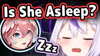 Lui Notices Laplus Falling Asleep During Their Stream...【Hololive】