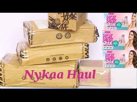 Nykaa Hot Pink Sale Haul | Skincare , Makeup , Haircare & Bodycare  UP To 70% OFF| Poojaglamourholic