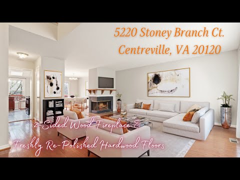 Two-Sided Fireplace Townhouse  | 5220 Stoney Branch Court, Centreville, VA