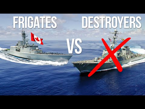 Why Only Frigates and NO Destroyers in Royal Canadian Navy?