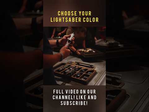 Choosing a saber color! #starwars #lightsaber #disney #disneyworld #galaxysedge #hollywoodstudios