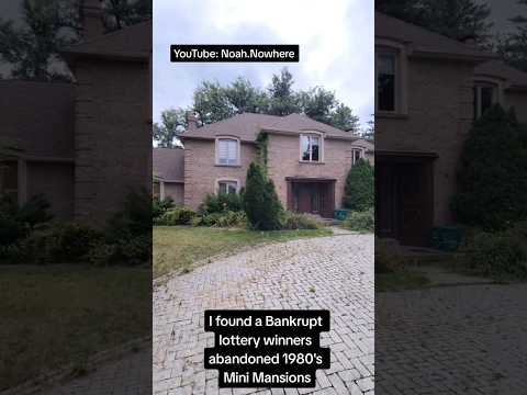 I found a BANKRUPT LOTTERY WINNERS Abandoned 1980s Mini Mansion! #abandonded #urbanexploration