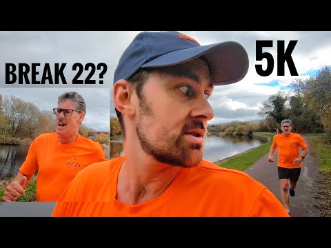 Pacing my 64 year old father to run a SUB 22 5K