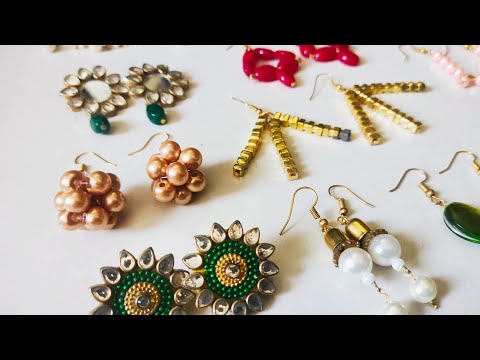 HANDMADE JEWELLERY COLLECTION BY HOORIYA STYLE//DIY//HOORIYA  STYLE